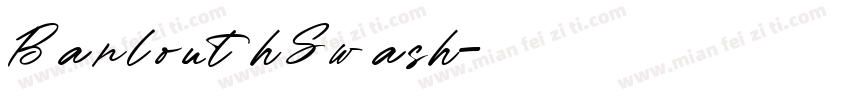 Barlouth Swash字体转换